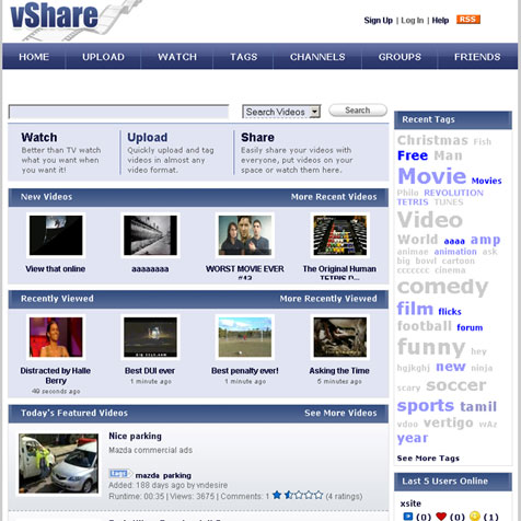 Developer: vShare homepage